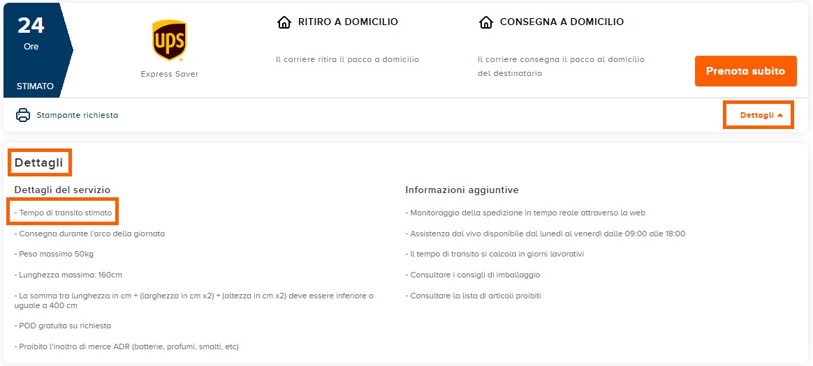 Consegna garantita e consegna stimata – Packlink Portale di Aiuto
